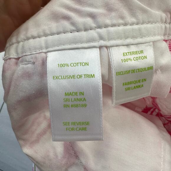 Lilly Pulitzer Shorts Womens 0 Pink White Yacht Seas Walsh Preppy Resort Summer - Picture 6 of 12